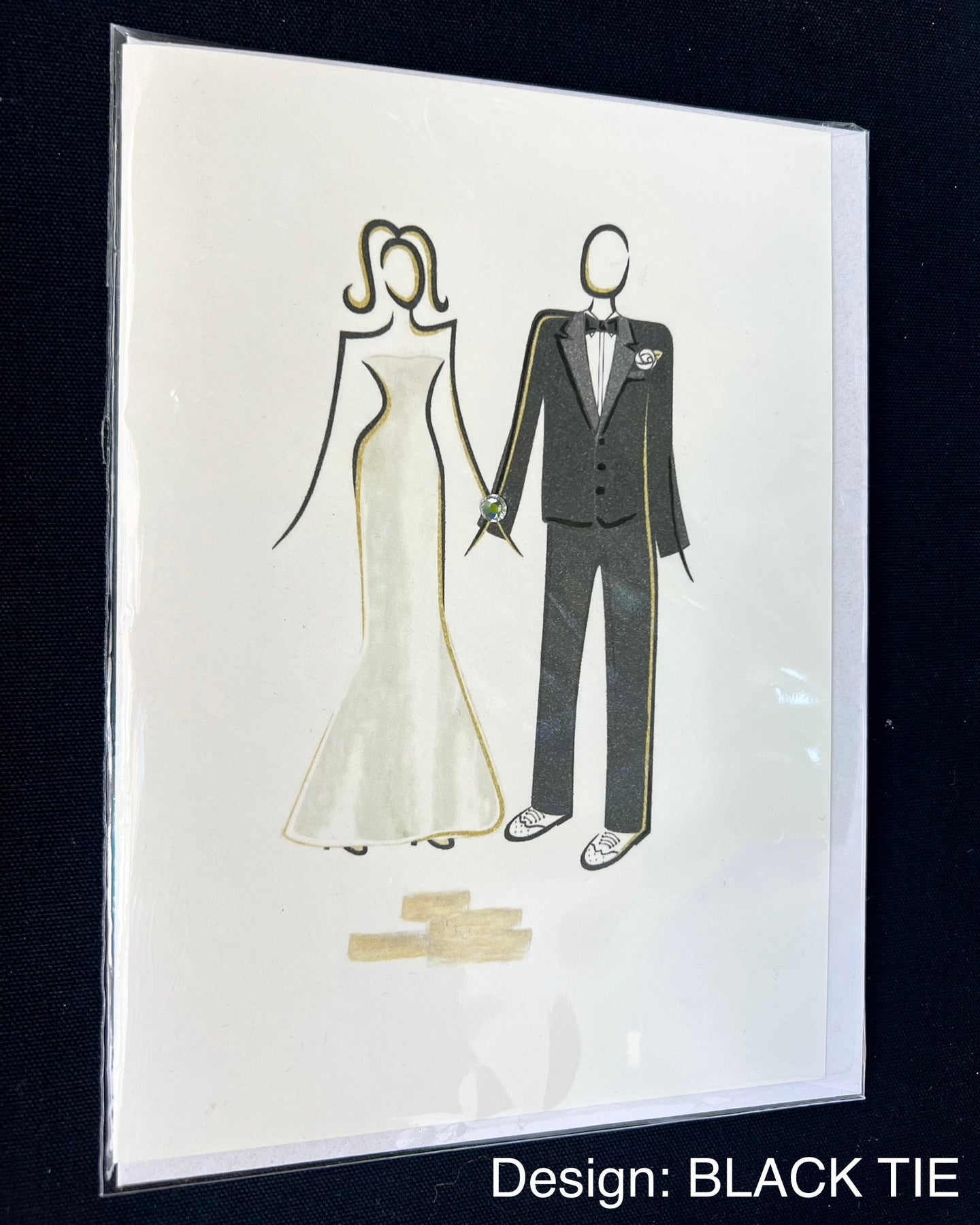 "A WONDERFUL WEDDING" Greeting Card - Personalise